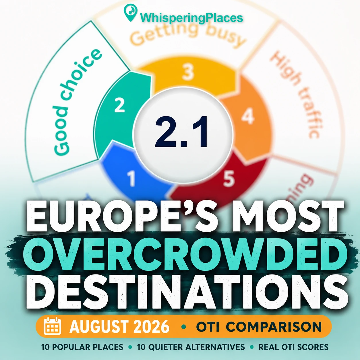 10 overcrowded European destinations in August 2026