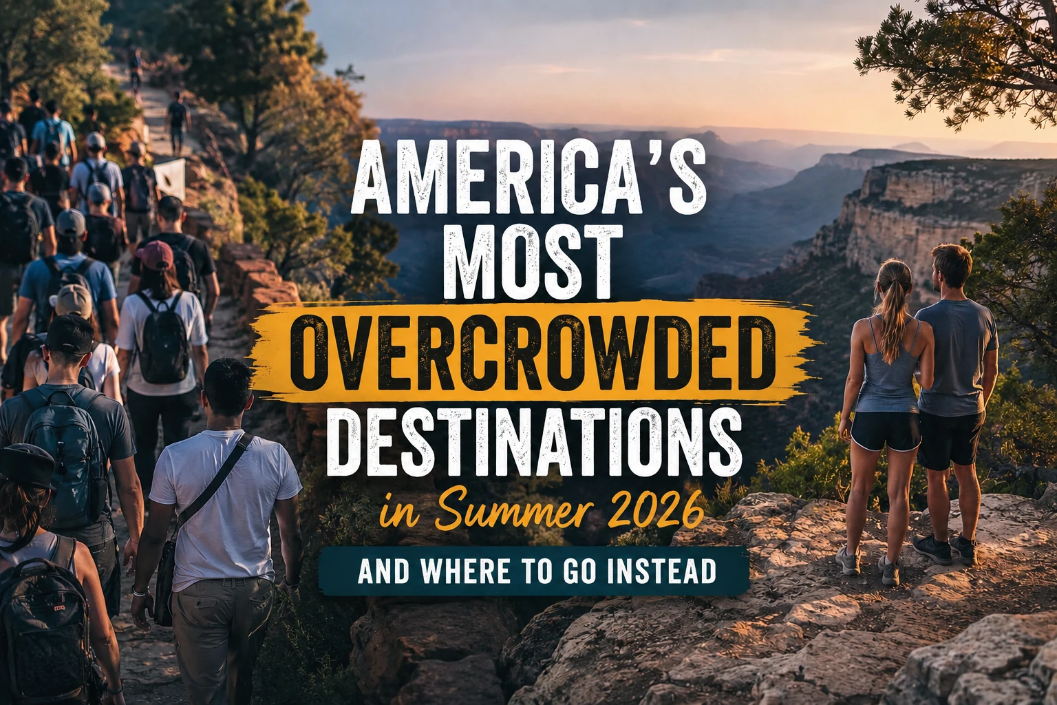 America's most overcrowded summer destinations and better alternatives